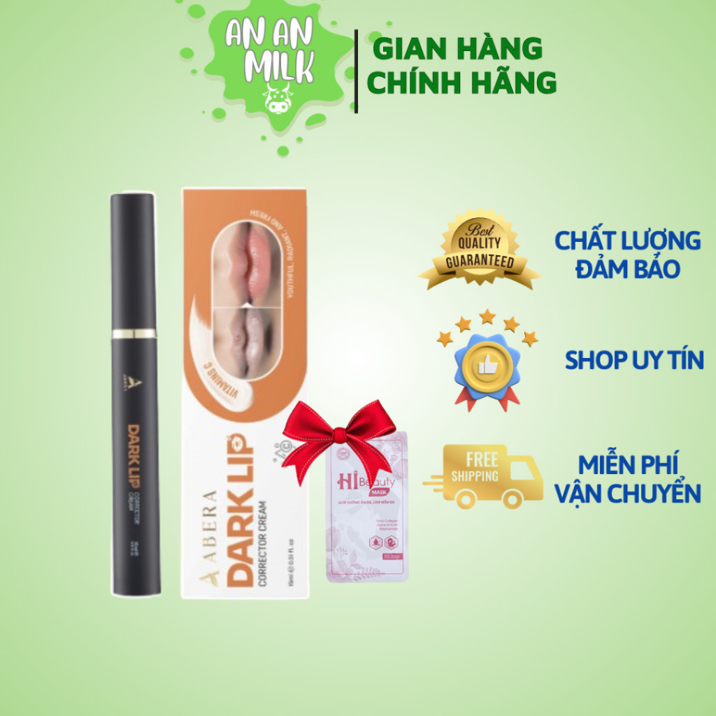 Kem Thâm Môi Abera – Làm hồng môi tự nhiên, giảm khô nứt và thâm sạm 15ml AN AN MILK