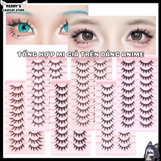 Tổng Hợp Nhiều Mẫu Lông Mi Giả Trên Mi Anime Trang Điểm Makeup Cosplay Douyin