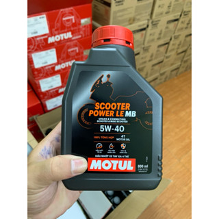 Nhớt xe tay ga Motul Scooter Power 5W40 tổng hợp dung tích 800ml