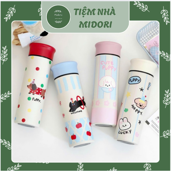 Bình Giữ Nhiệt inox TBox Classic 500ml nhiều màu, họa tiết animal siêu dễ thương, nhỏ gọn