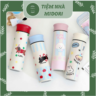 Bình Giữ Nhiệt inox TBox Classic 500ml nhiều màu, họa tiết animal siêu dễ thương, nhỏ gọn