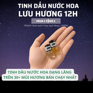Tinh dầu nước hoa cho NỮ  Pháp dạng lăn mini 1.5ml hàng mẫu 30 mùi nước hoa nam nữ