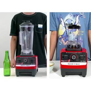[BẢN 2 CỐI XAY] Máy Xay Sinh Tố Đa Năng KAW SILVER CREST SC-1589 Máy Xay Công Nghiệp 2 Cối Xay Công Suất 4500W
