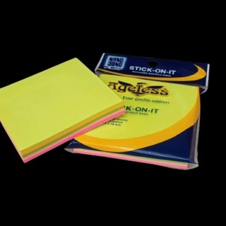 Giấy ghi chú 3*3 5 màu vuông - 100 tờ/xấp, giấy note, giấy ghi chú học sinh, sinh viên