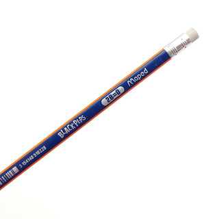 Bút Chì Nhựa Đen Không Gỗ Có Gôm 2B MAPED BLACKPEPS 851822