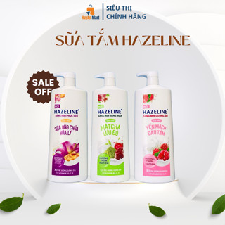 Sữa tắm dưỡng thể thiên nhiên trắng sáng da Hazeline