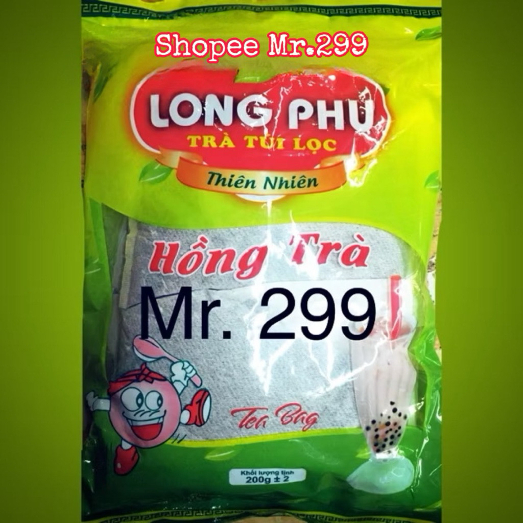 Hồng trà Long Phú túi lọc 200gram