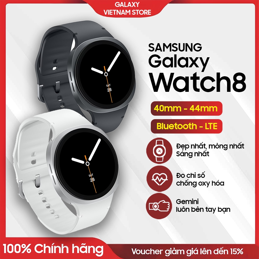 Watch8 - Đồng hồ thông minh Samsung Galaxy Watch8 40mm/44mm - Bluetooth/LTE | BigBuy360 - bigbuy360.vn