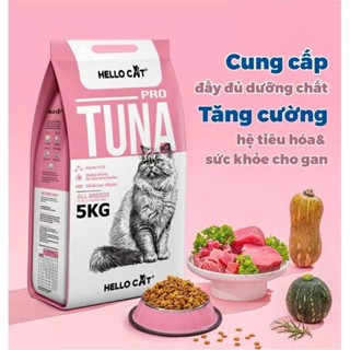 [HỎA TỐC ĐẾN 23H] [5kg] Hello Cat Hạt Mèo Giá Rẻ Thức Ăn Khô Dành Cho Mèo Giảm Mùi Hôi Phân