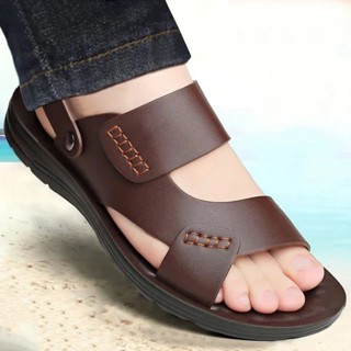 Dép nam sandal cao su SD15S giá rẻ êm chân - quai hậu nam mới