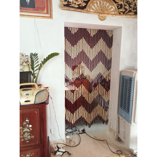 Mành gỗ hạt tròn( loại mau dày)