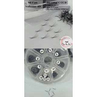 mi fan mix 3D 4D 5D 6D 7D (mix từ 9-16mm) 1000 fan