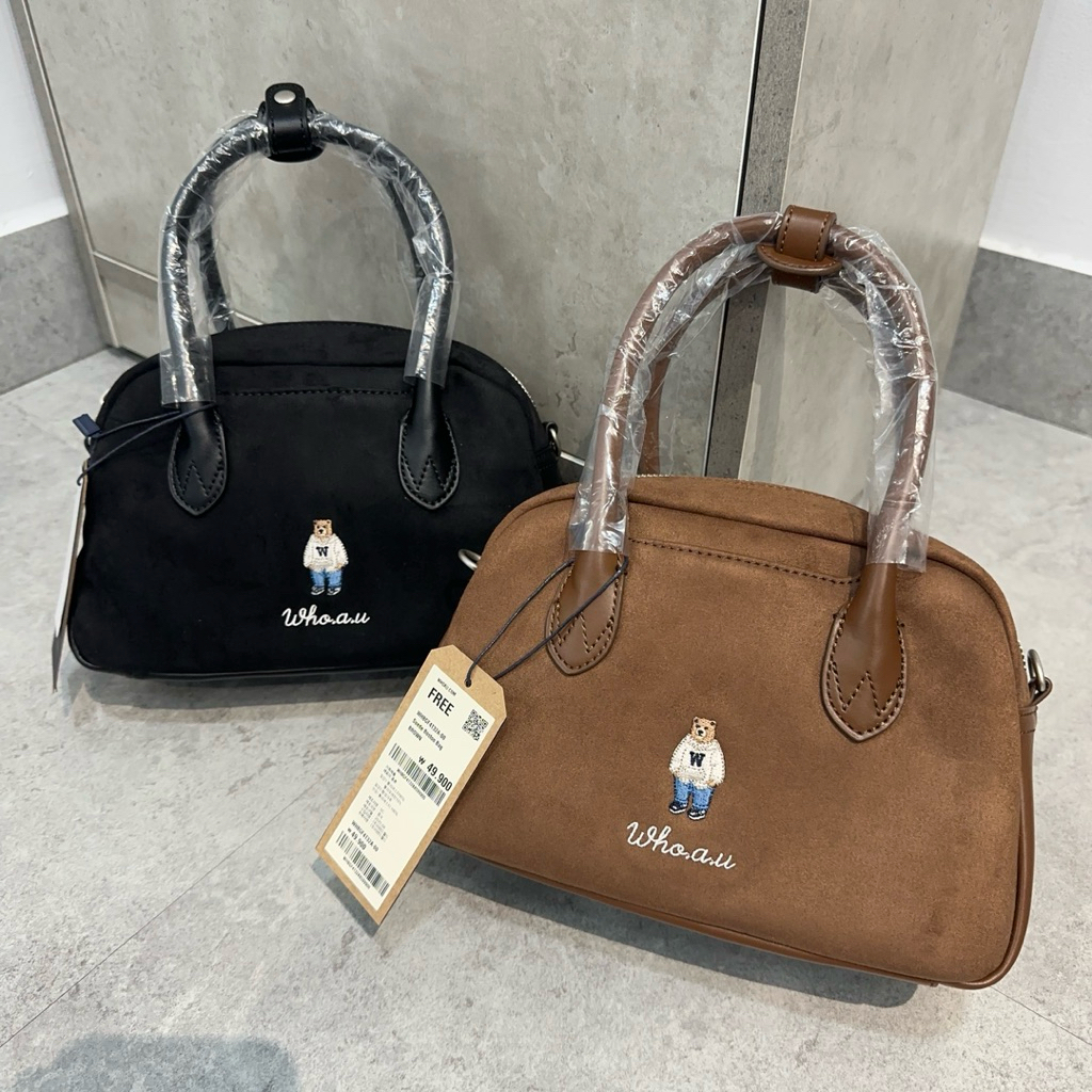 TÚI ĐEO CHÉO / BOWLING BAG GẤU WHOAU CHÍNH HÃNG
