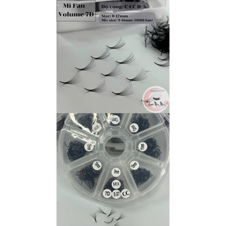mi fan mix 3D 4D 5D 6D 7D (mix từ 9-16mm) 1000 fan
