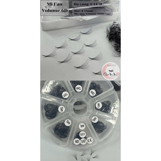 mi fan mix 3D 4D 5D 6D 7D (mix từ 9-16mm) 1000 fan