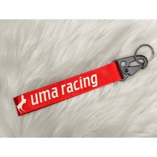 Móc khóa xe Uma Racing cực chất- dây móc khóa tránh lạc,nhầm chìa khóa trang trí đẹp