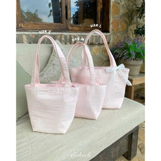 [ Phiên bản update ] [ Ko kèm cột ren nơ túi ] Túi tote chần bông đứng form có 3 lớp handmade Tulips bag Bé Điệu