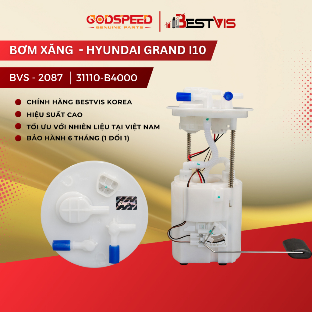 Bơm xăng (cả cụm) - Hyundai Grand i10 - BVS2087 - Chính hãng Bestvis Korea