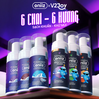 Bọt vệ sinh nam giới Oniiz 100ml & Bọt vệ sinh Oniiz Plus hương Cocktail 145ml | Dung dịch vệ sinh tạo bọt - V2Joy Vietn