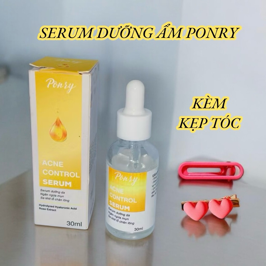 SERUM CẤP ẨM MẶT PONRY Dưỡng Ẩm Da Mặt (Mẫu mới 30ml)