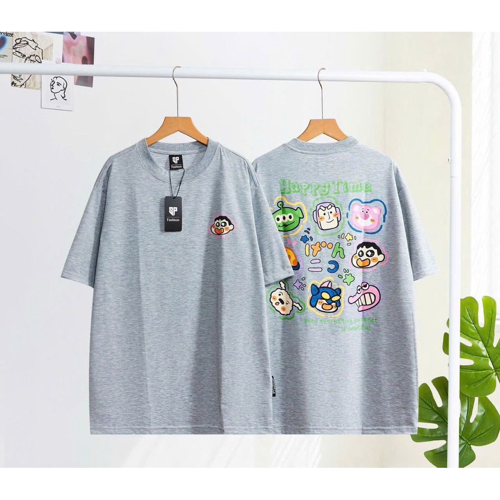 Áo thun Phong Cách Unisex Form Rộng 100% Cotton 250GSM
