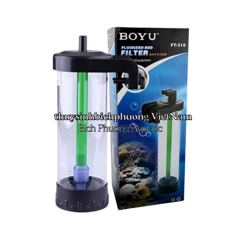 LÒ ĐẢO/TRỘN PURIGEN BOYU 320 - TRỘN ĐỀU KHỬ ĐỘC NHANH CHO HỒ CÁ THUỶ SINH
