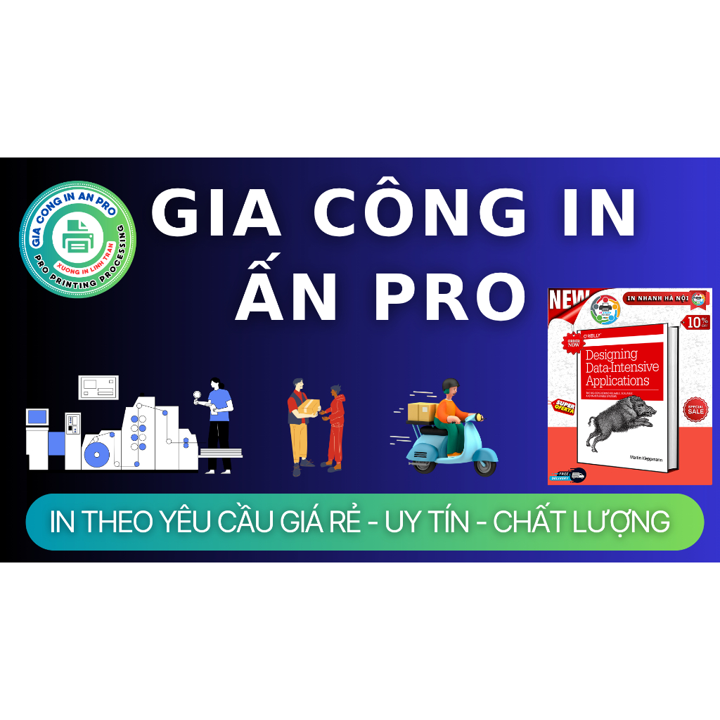 Bìa mềm dán keo Designing Data Intensive Applications