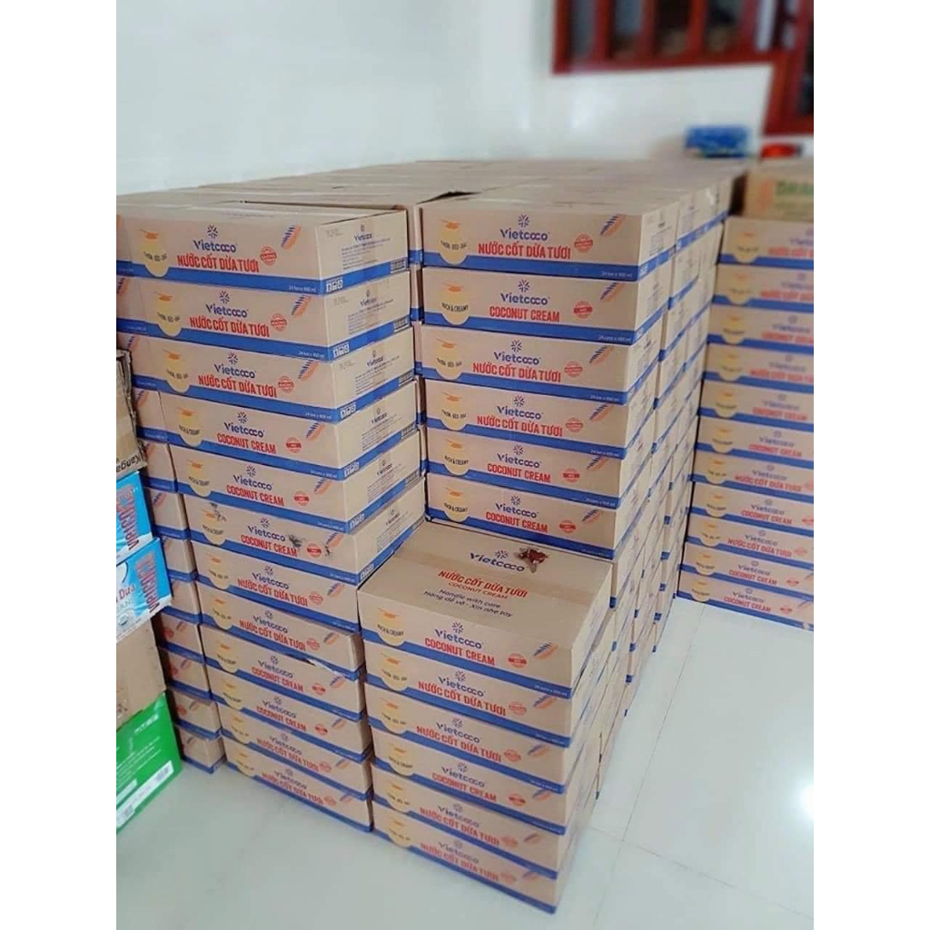  Nước cốt dừa Vietcoco 400ml - Giá sỉ 1 thùng 24 lon 