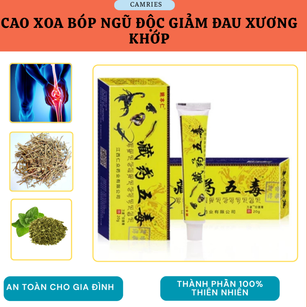 [cao xoa] bóp tây tạng cực nhạy,kem bôi nóng hỗ trợ giảm đau xương khớp tức thì-camries