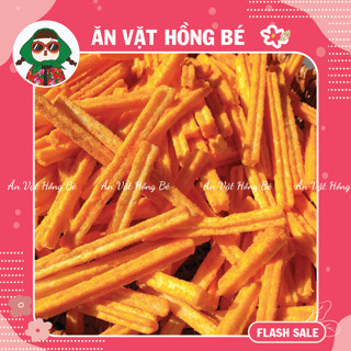  Snack Que Phô Mai Ngó Sen Bim bim khoai tây ngó sen lắc phô mai thơm ngon Đồ ăn vặt 