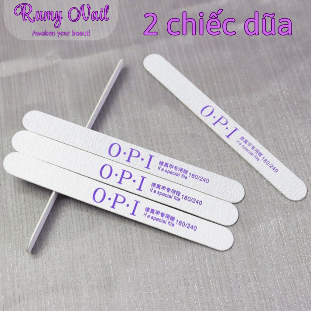 Dũa móng tay Opi mỏng (2 chiếc), dũa Opi làm nailbox