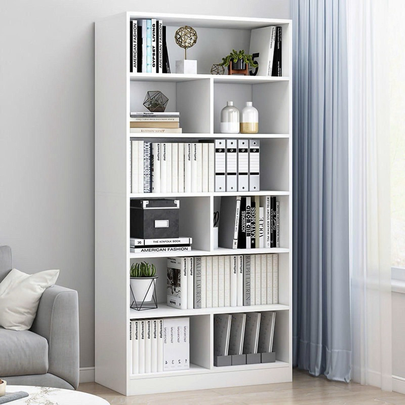 Kệ sách chữ U 6 tầng KÍN LƯNG để đồ tủ decor phòng ngủ, trang trí tết chất liệu gỗ MDF tủ để đồ ND39 | BigBuy360 - bigbuy360.vn