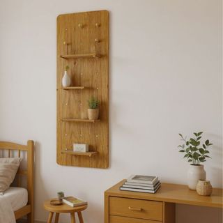 Bảng Pegboard Treo Tường Hình Chữ Nhật - Gỗ MDF 12mm - Kệ Gắn Tường Trang Trí Tiện Lợi – Nhiều Size