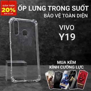 Ốp lưng Vivo Y19 / U3 (1915) Cowcase trơn trong suốt | Ốp điện thoại Vivo dẻo bảo vệ camera đt toàn diện