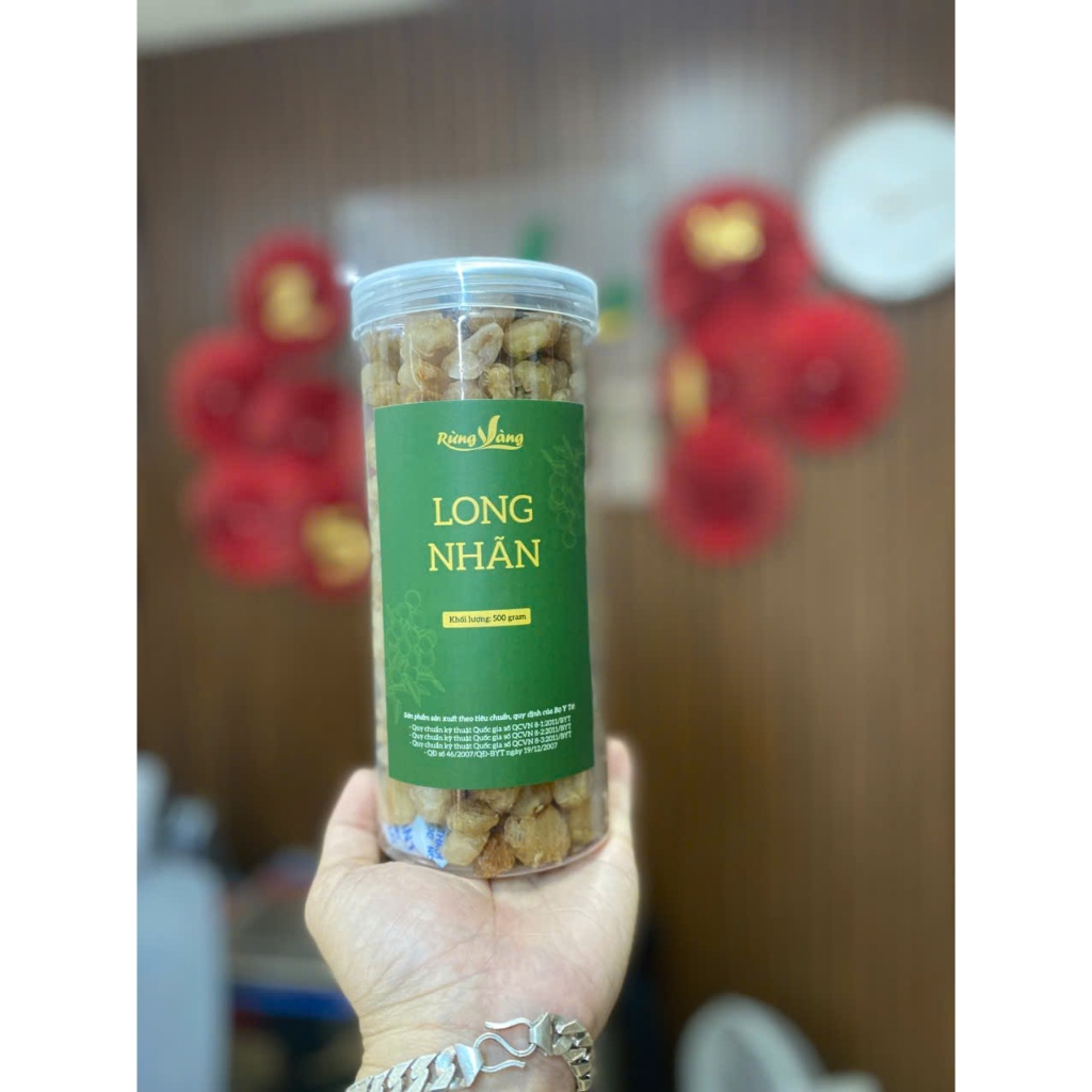 Long Nhãn Hưng Yên Sấy Khô Vị Ngọt Tự Nhiên - Đóng Lon Sạch An Toàn - Không Chất Bảo Quản