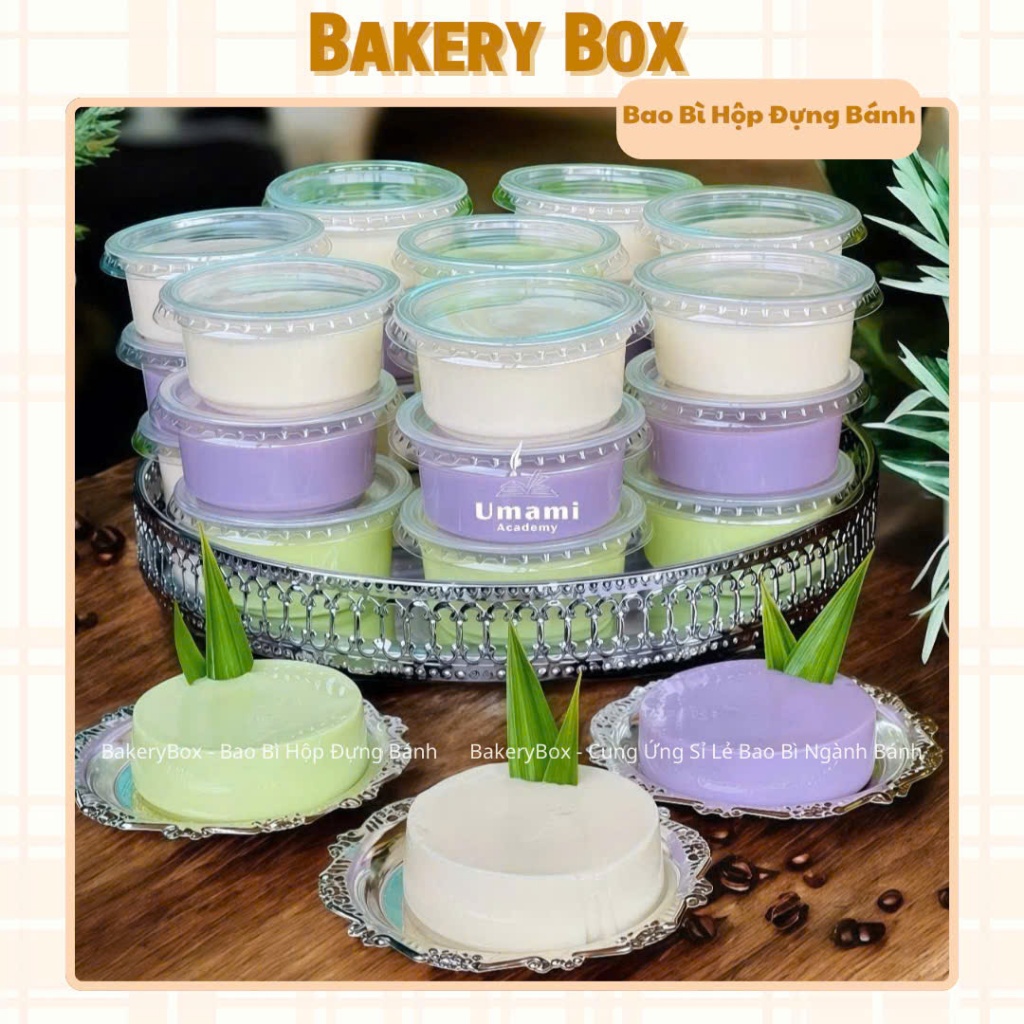 100 Ly Pudding 100ml, Ly Đựng Tàu Hủ Singapore, Ly Nhựa 405 Đựng Rau Câu, Panna Cotta