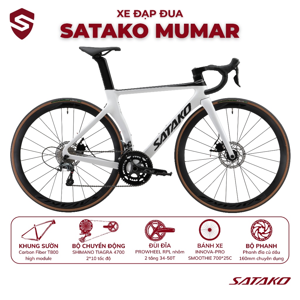 Xe Đạp SATAKO MUMAR - Xe Đạp Đua Carbon