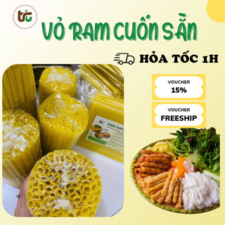  Vỏ Ram Cuốn Sẵn Bánh Ram Hà Tĩnh cuốn sẵn ăn cùng Nem Nướng Bún Thịt Nướng,Giao Nhanh 1H,hỏa tốc 