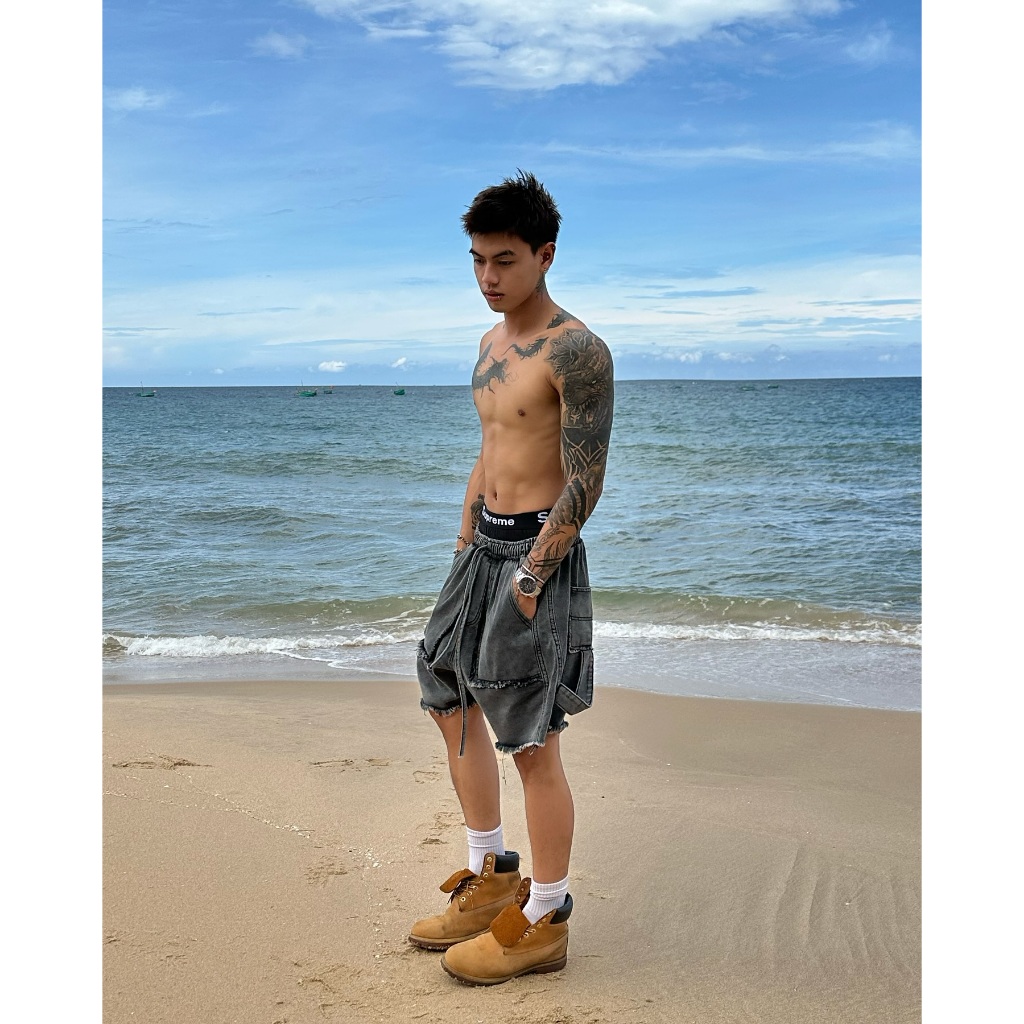 Quần Short Nam Nữ The ORBIT - ORBIT Denim Short - Local Brand Chính Hãng | BigBuy360 - bigbuy360.vn