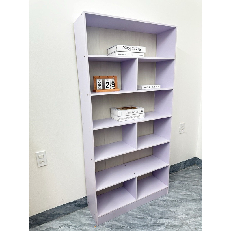 Kệ sách tủ chữ U 6 tầng để đồ đa năng, tủ decor trang trí, tủ sách chất liệu gỗ MDF tủ gỗ để đồ cao cấp ND39 | BigBuy360 - bigbuy360.vn