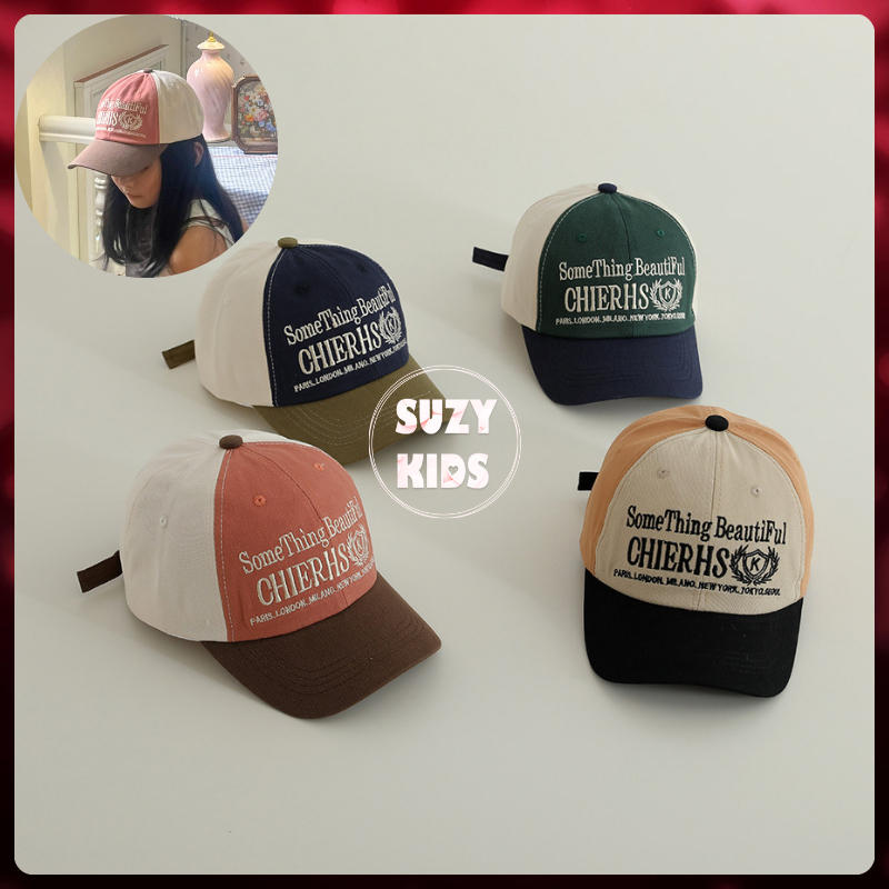 Mũ Nón Lưỡi Trai Cho Bé Trai, Bé Gái Phong Cách Hàn Quốc, Nón Trẻ Em từ 2 Đến 10 Tuổi M02