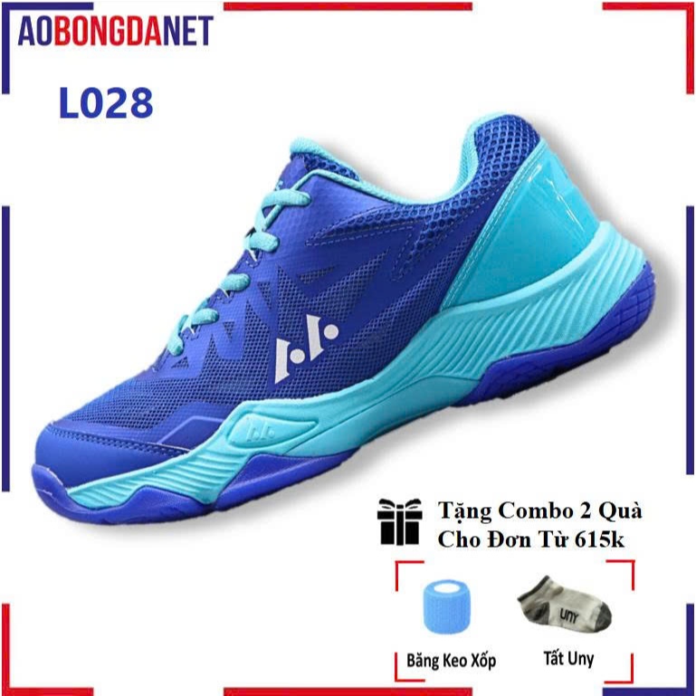 Giày Cầu Lông Lefus L028 L029 L023, Giày Thể Thao Unisex Êm Ái, Da PU Lưới Thoáng Khí, Công Nghệ TPU