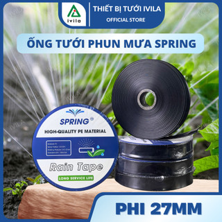  Cuộn 100m Ống phun mưa IVILA 27mm - Ống tưới phun mưa Dây tưới phun mưa Ống tưới cây dây tưới cây 