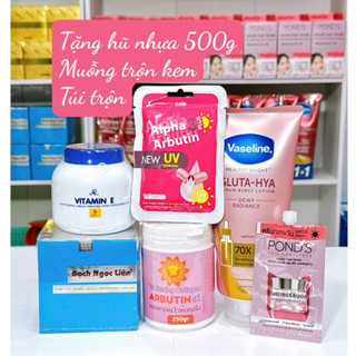 [6 MÓN] COMBO Bạch Ngọc Liên + Vaseline 10x trắng da toàn thân hàng chính hãng trắng nhanh sau 7 ngày