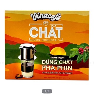 Cà Phê Sữa Vinacafe Chất Cao Cấp (10gói x 24gram) Date 6/2026