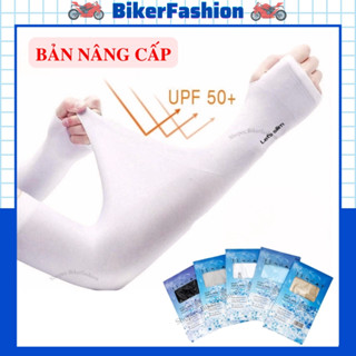 Găng Tay Chống Nắng Nam Nữ Let's Slim Bao Tay Đi Phượt Xỏ Ngón Vải Co Giãn Tốt Mát Mẻ