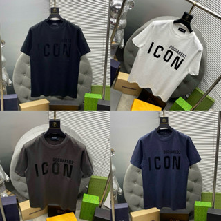 Áo phông nam nữ Premium Cotton PB vải xước in chữ ICON tráng gương cao su nổi ngực basic boy phố AP650P