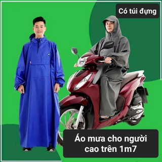 [Áo mưa Việt Ý] Áo mưa bít cỡ đại siêu dài rộng chính hãng áo mưa siêu nhẹ bigsize có tay bít sườn