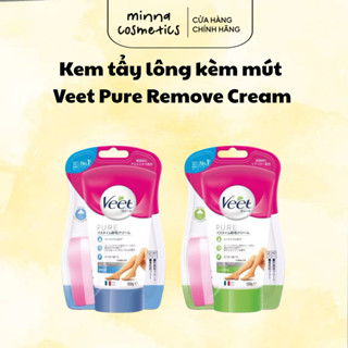 Kem tẩy lông Veet Nhật Bản tẩy lông vùng kín, nách, lông chân tay wax lông da nhạy cảm không rát da 150g Minna Cosmetics
