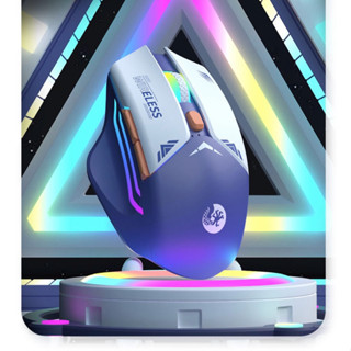  Chuột bluetooth 5.0 không dây TEKKIN G550 gaming máy tính 6 nút silent tắt âm led RGB gundam 